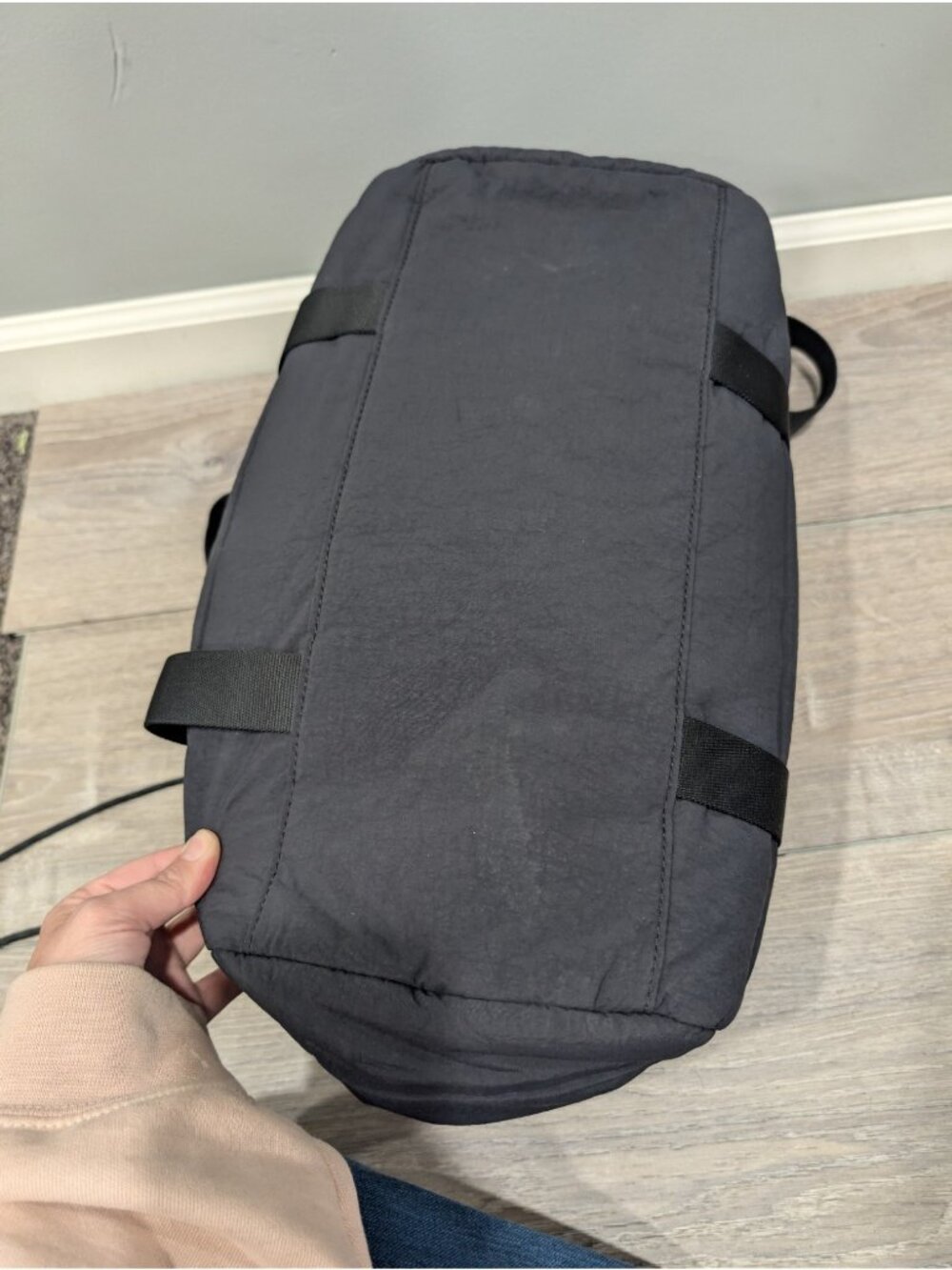 Lululemon Dash All Day Duffel Bag Black Crossbody Strap Yoga Gym Travel - Picture 5 of 16